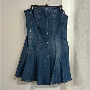 Wild Fable Strapless Denim Dress